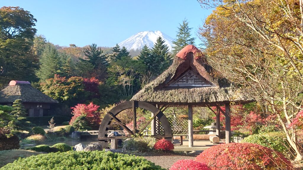 忍野村から見た富士山